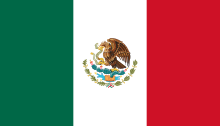 La bandera de México