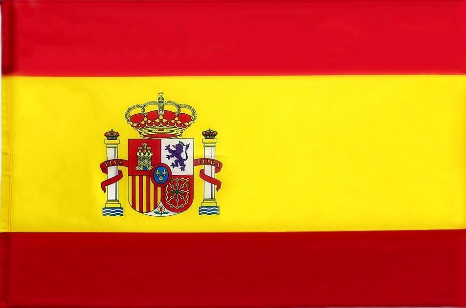 Bandera de España con escudo