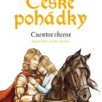 Portada del libro Cuentos checos. Príncipe y princesa en un caballo marrón.