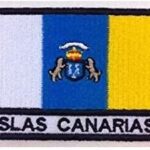 Bandera de Canarias con escudo de Canarias